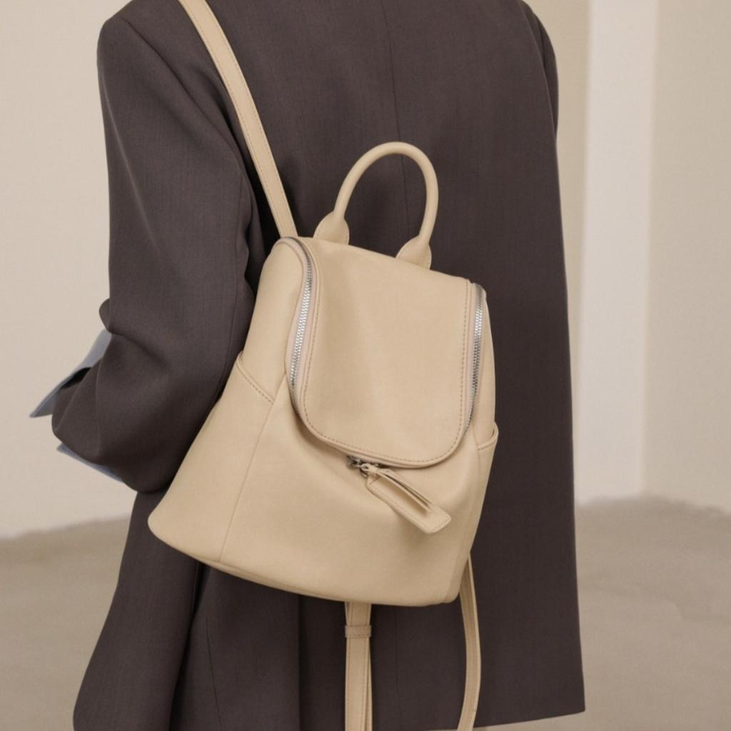 Genuine Leather 2025 And New Style Fashion Handheld Bag Small Crowd High-end Sense Warm Version Leisure Large Capacity Cowhide Double Shoulder Bag