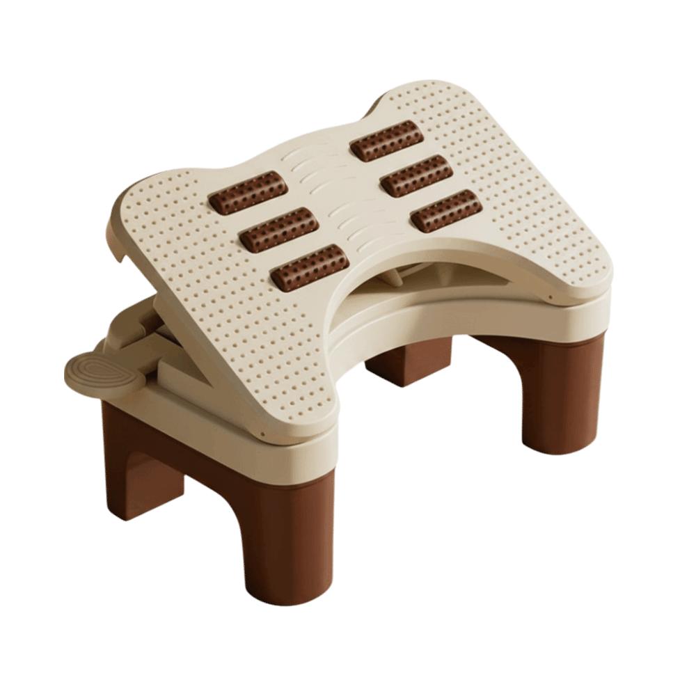 Nonslip Bottom Adjustable Footstool Ergonomic Office Desk Leg Rest Foot Stool Living Room