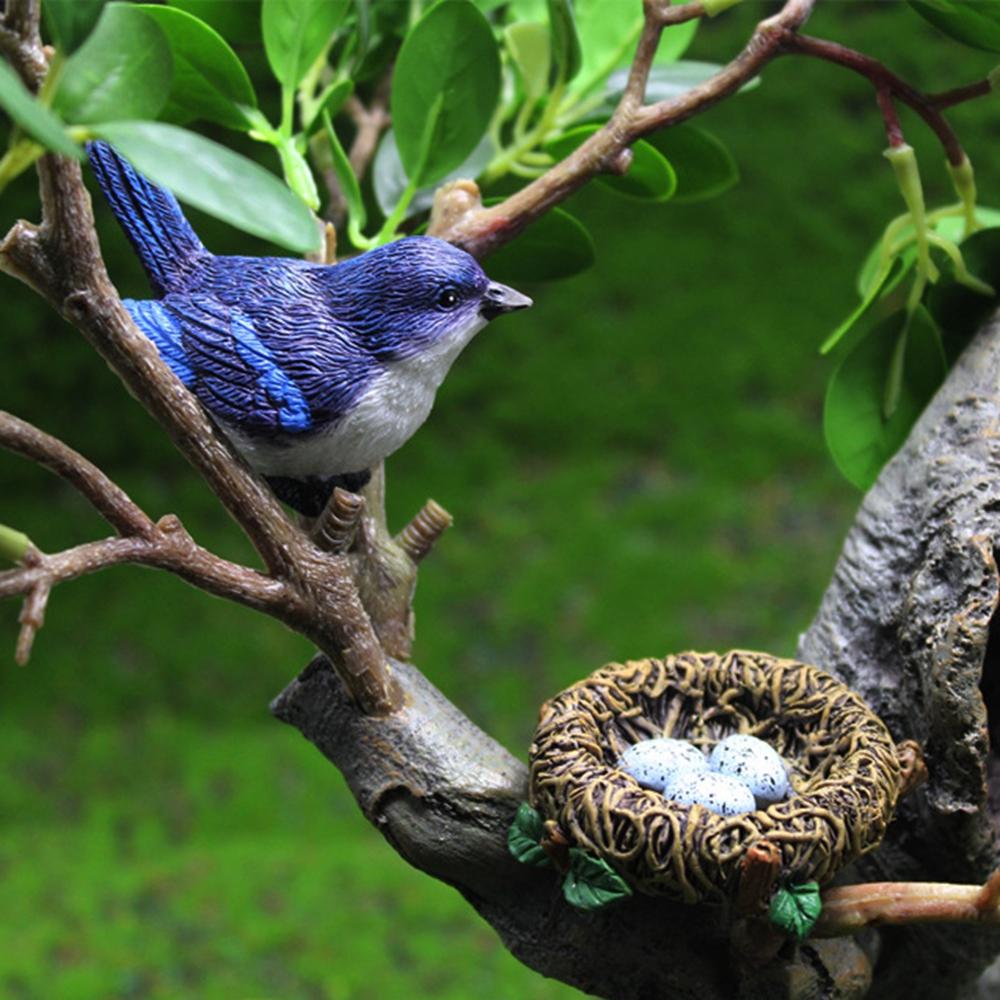 Ornaments Dollhouse Little Birds Home Decor Micro Landscape Fairy Garden Decor Miniature Figurines