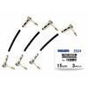 Sound MOMO Guitar Patch Cable P3LL [MOGAMI 2524] Black 15cm