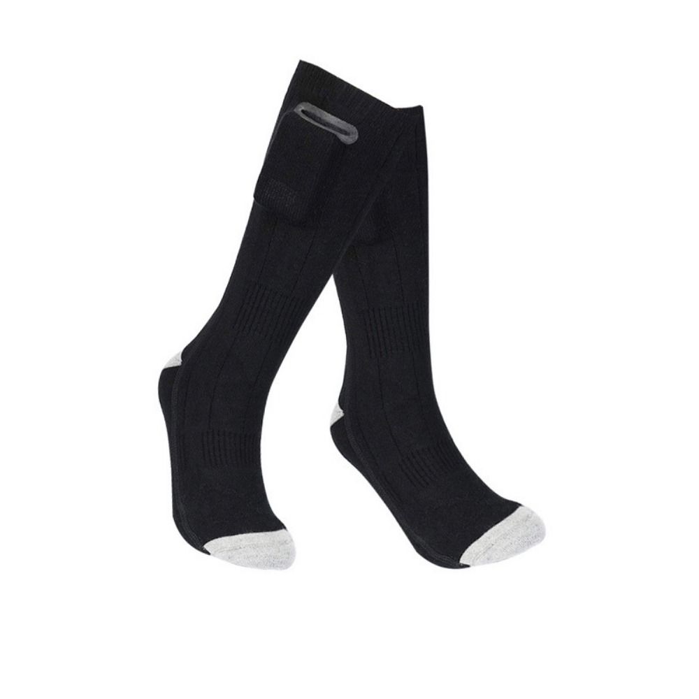 Temperature Control Electric Heated Socks Washable Winter Warm Stockings  Women