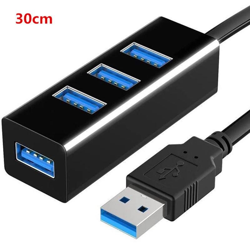 USB-хаб Мульти USB-разветвитель Хаб Использовать адаптер питания 4 порта Множественный расширитель