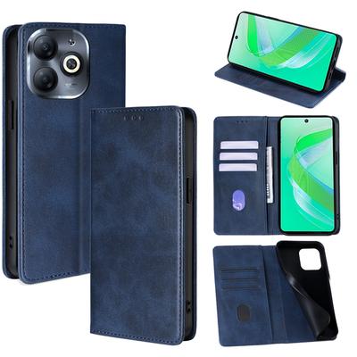 Чехол-книжка для бизнеса Infinix Smart 8, магнитный кожаный чехол для Infinix Smart 8 7, защитный чехол для телефона HD, слоты для карт, кобура