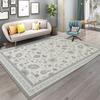 Modern Retro Floral Print Carpet for Living Room Sofa Rug Home Decor Bedroom Rug Lounge Hallway Floor Mat Doormat Washable