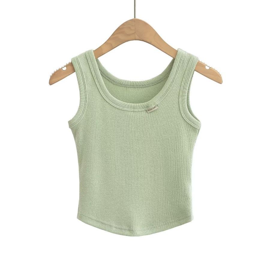 Летние женские майки, белые тонкие короткие футболки без рукавов, женская спортивная одежда