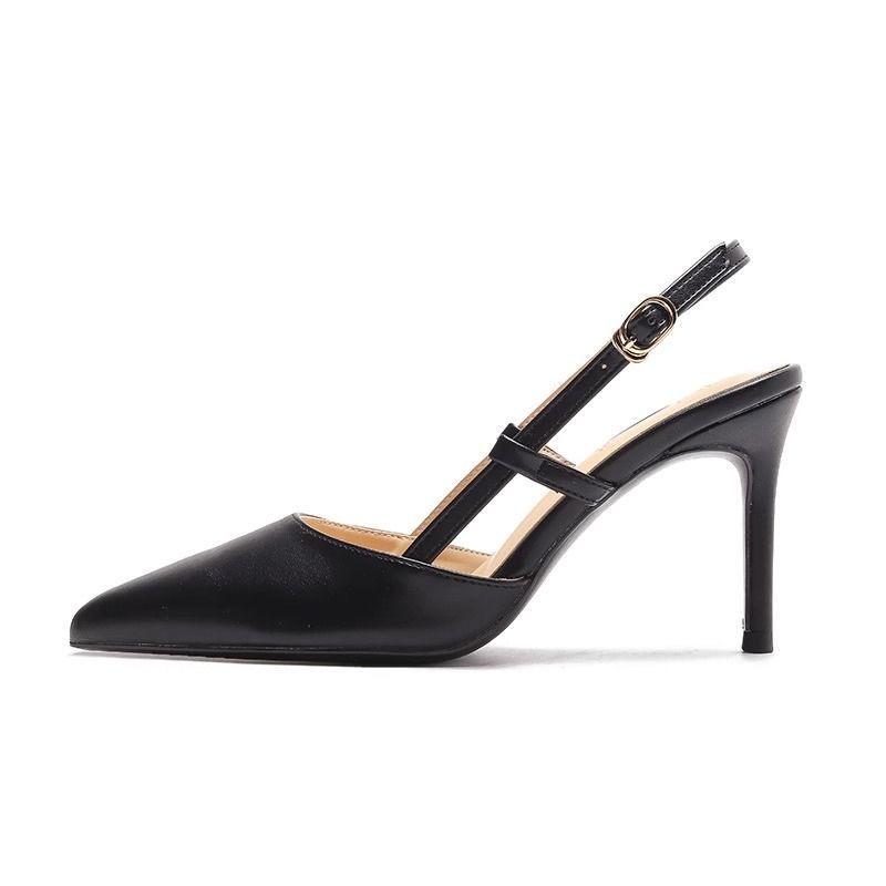 Женские туфли на высоком каблуке, сексуальные туфли-лодочки с острым носком, кожаные сандалии класса люкс, сандалии для женщин, туфли-лодочки, вечерние сандалии, zapatos mujer