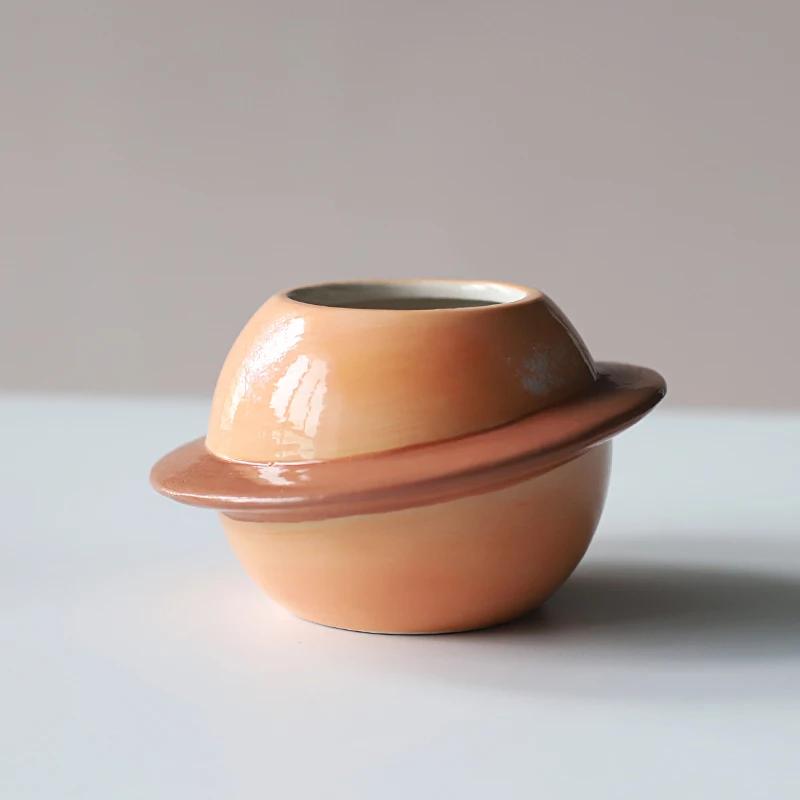 Plant Pot Planet Ceramic Flower Pot Groot Vase Cachepot for Flowers  Home Decorations Balcony Orchard and Garden Desktop Decor