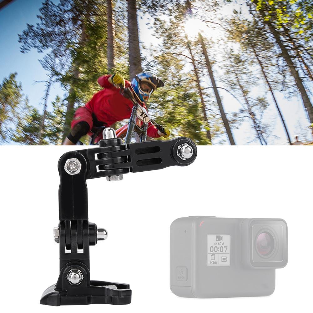 Helmet Mount Arm for GoPro Xiaoyi Adjustable Bracket Sports Camera Housing Adapter