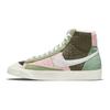 Nike Blazer Mid 77 LX Next Nature Toasty - Масляно-зеленые женские кроссовки Sail DO7445-311