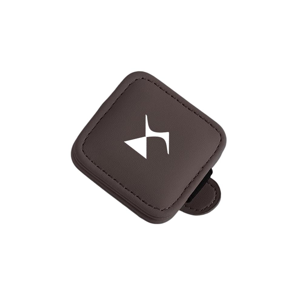 Car Leather Glasses Clips Sun Visor Sunglasses Storage Fastener For Citroen C4 C3 C5 C1 DS3 DS5 DS4 Berlingo Jumper ZX Xsara 2 S