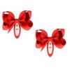 2Pcs/set 2.75 Inch Solid Bow Safety Hair Clips for Baby Girls Grosgrain Ribbon Hairpins Kids Hair Accessories Headwear