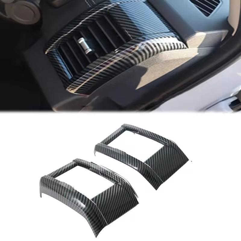 ABS Углеродное волокно Для Mitsubishi Triton L200 2024 Аксессуары для интерьера Накладка на панель переключения передач Рулевое колесо Кнопка стеклоподъемника