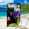 proof beach towel with a Gorilla Tag1 pattern - soft,absorbent,quick-drying,machine washable - perfect for swimming,camping,bathing