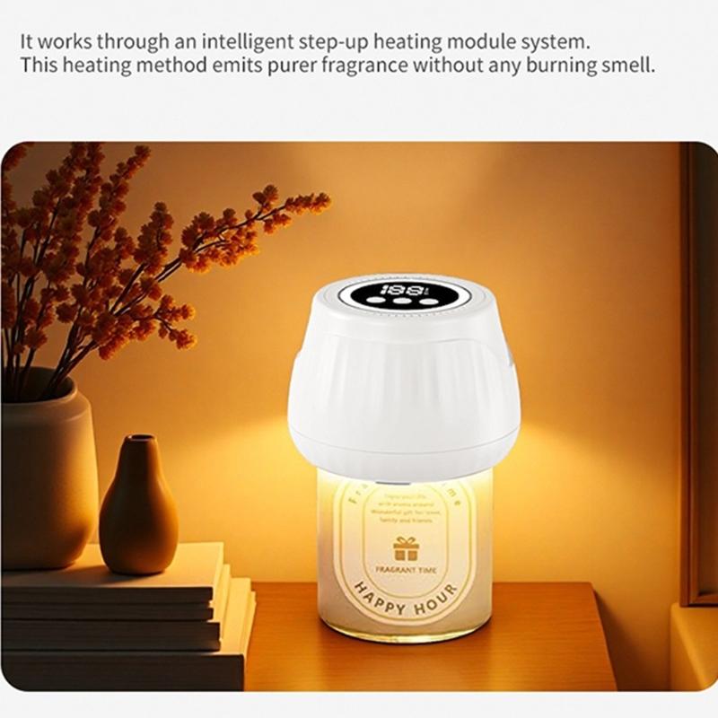 Plastic Flameless Fragrances Diffuser Light Wax Warmer Light for Mood Setting and Relaxation with 10 Hour Runtimes