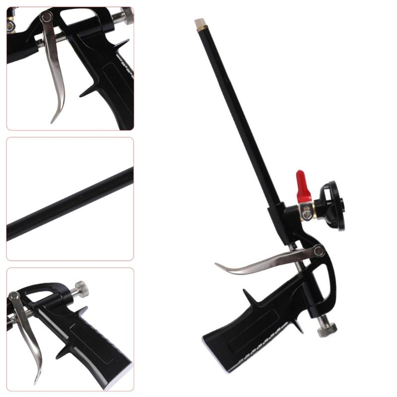 Foam Gun Foaming Gun Expanding Caulking Guns Metal Body Spray Application PTFE Non-Stick Coated Basket Metal Body