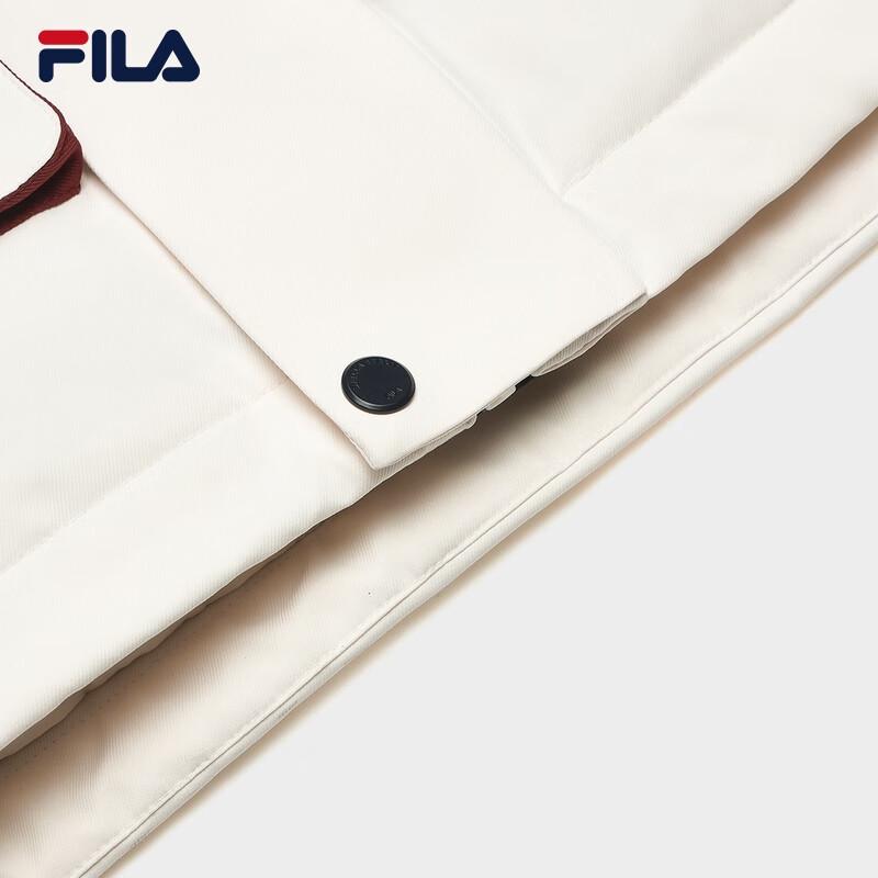 Fila Мужская утепленная куртка средней длины с капюшоном и цветовыми блоками