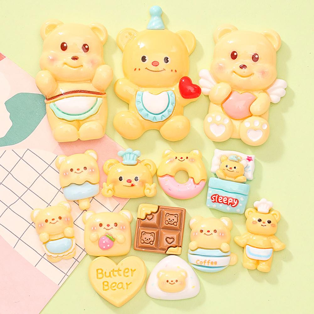 14 шт DIY магнит на холодильник милый масляный медведь магниты скандинавский персонализированный домашний декор белая доска Po доска объявлений Главная