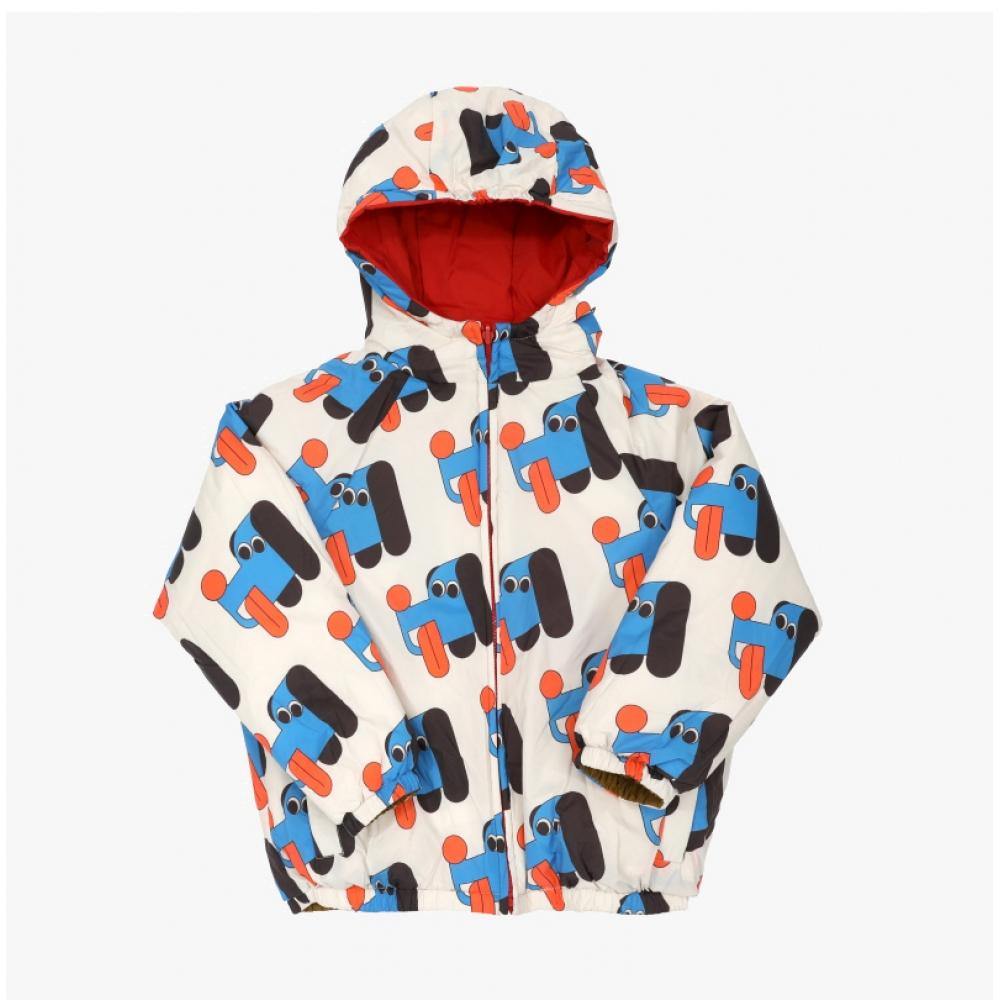 Bobo Choses Doggie Mate Двусторонняя куртка-анорак для детей B225ac118