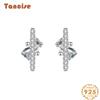 Tancise 925 Sterling Silver Zircon Earrings Drop Earrings For Women Wedding Party Gifts