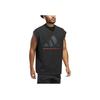 Adidas FW24 The 2025 Collection Chapter 01 Logo Fashion Comfortable Soft Sleeveless Basketball Jersey Unisex Jersey Black IW5647