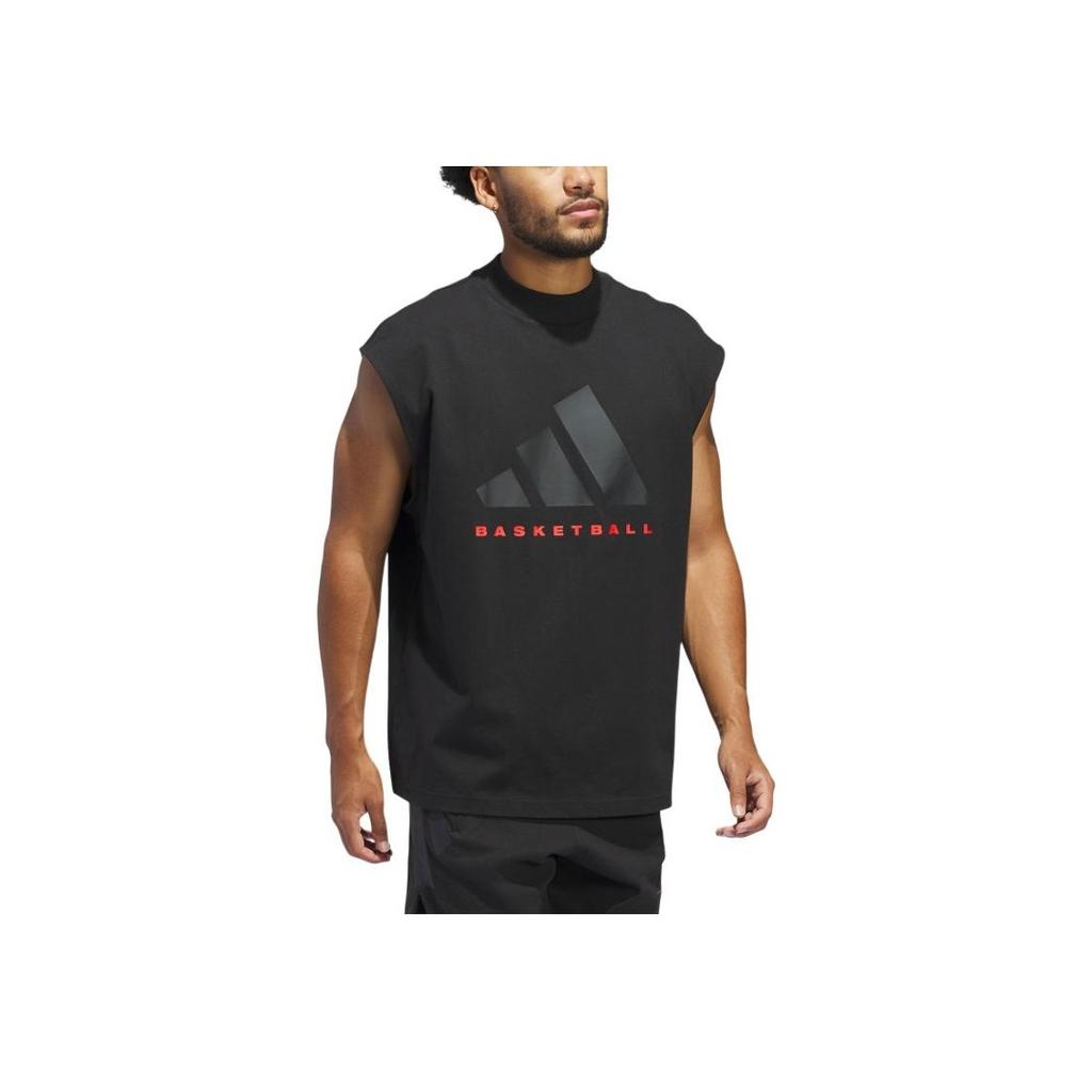 Adidas FW24 The 2025 Collection Chapter 01 Logo Fashion Comfortable Soft Sleeveless Basketball Jersey Unisex Jersey Black IW5647