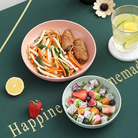 Обеденная тарелка, однотонная, гладкая поверхность, легкая чистка, безопасная для микроволновой печи, пищевая посуда, круглая форма