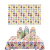 Rectangular Donut Tablecloth Plastic Donut Table Cover Birthday Party   Party Decor