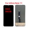AMOLED LCD Screen For Infinix Note 11 X663 X663B LCD Display Touch Screen Digitizer Full Assembly Replacement