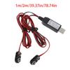 Кабель-адаптер 2-в-1 Type C USB на 9В, двойной eliminator батарей 6F22 9В, кабель питания для светодиодных игрушек, радио