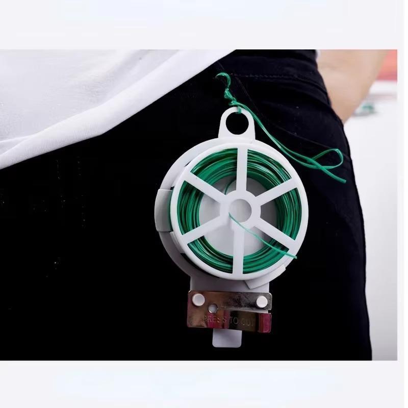 50/100 м Нейлоновая силовая петля из проволоки Лента для цветов Кабельная стяжка Проволока Многофункциональные ремешки Крепеж Многоразовые садовые кабельные стяжки Лента Поддержки