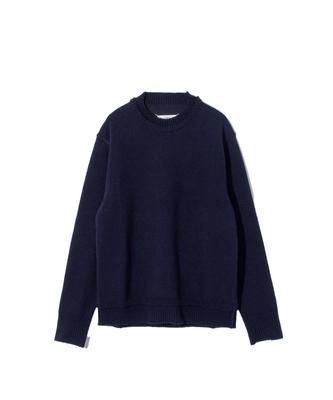 Maison Margiela Темно-синий свитер SI1GP0001 S18064 Мужской [Б/у]