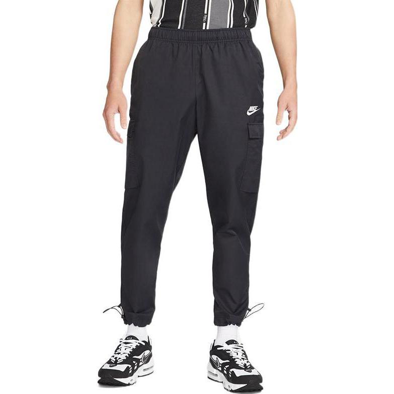 Nike Спортивная одежда, однотонные повседневные брюки с логотипом, мужские брюки, черные DN4361-010