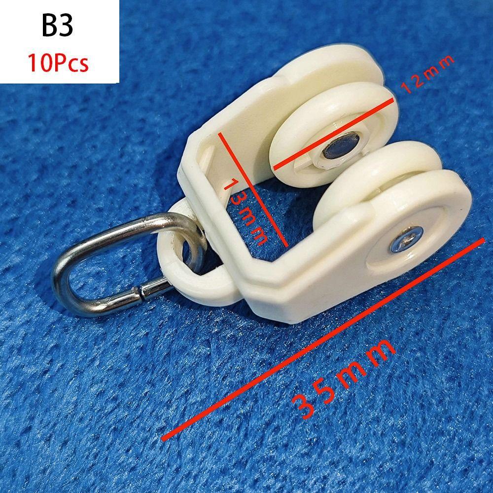 10 шт. мебельная фурнитура колеса для штор рельсы для штор крючок кольцо слайдер аксессуары для штор