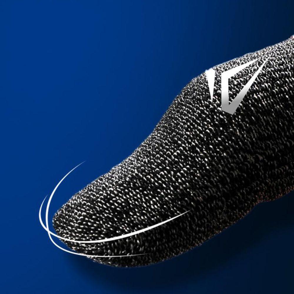 1 Pair Boy Gift Breathable Sweatproof Finger Cots Game Fingertip Gloves Touch Screen Anti-slip