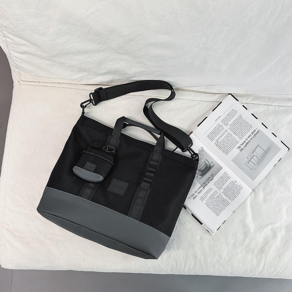 Школьный рюкзак корейская версия, высококлассный ретро повседневный универсальный нейлоновый для пары, большой вместимости уличная сумка-мессенджер