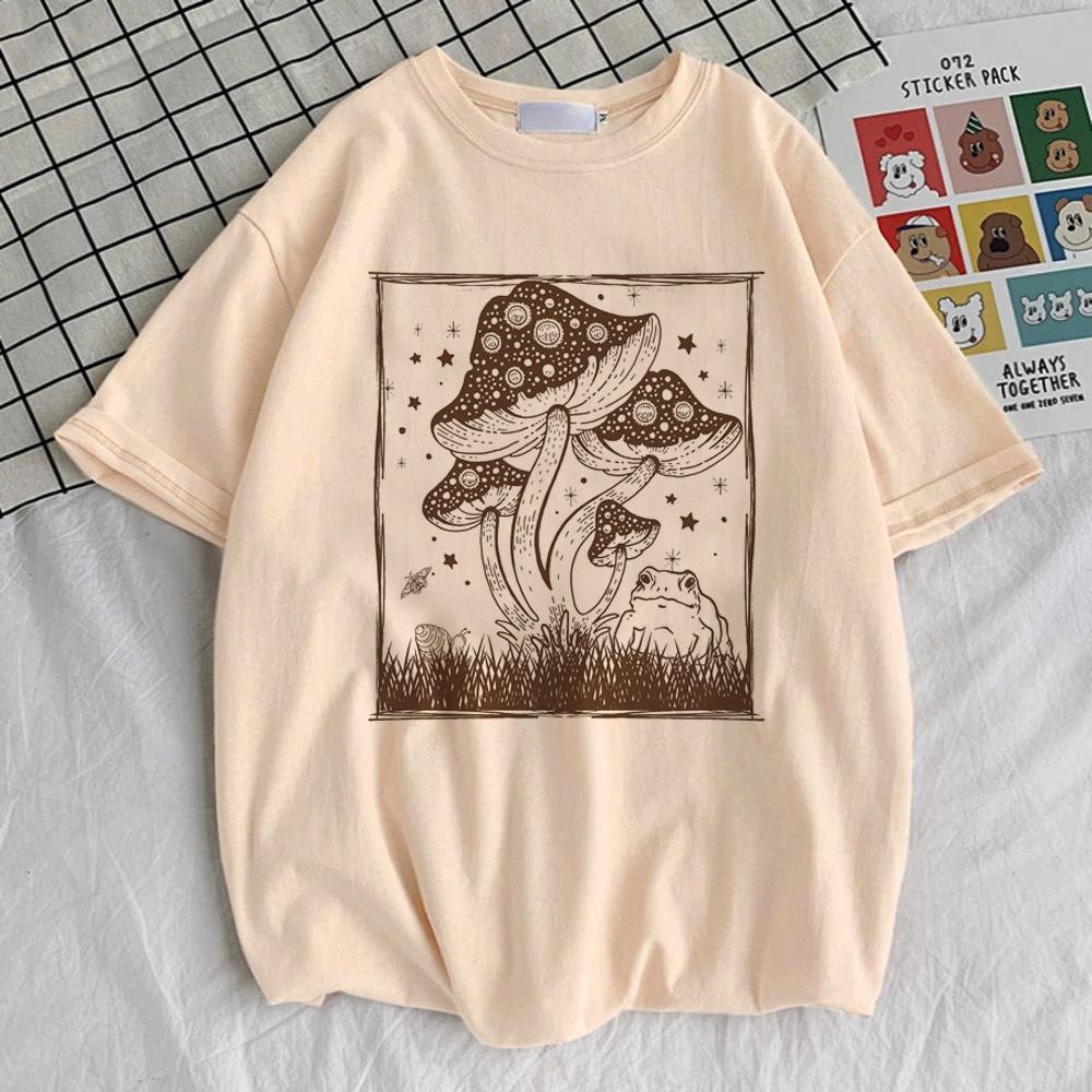 Goblincore Tshirt Girl Korean Clothes Digital Y2k 2000s Harajuku Trendy T-shirt Trendy 80s 2000s Anime Graphic University