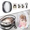 Clear Figure Display Bag Case for Figures, Tiny Doll Pouch,PVC Small