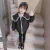 2024 Girls' Stylish Quilted Jacket: Versatile, Lightweight Autumn/Winter Cotton Coat