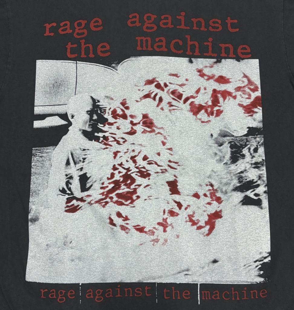1993 Винтаж Rage Against the Machine Live Однострочный шов Футболка Мужская Женская Футболки Топ РЕПРИНТ