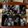 Чехол для телефона T-Terrifier H-Horror C-Clown для Samsung Galaxy A73, A72, A71, A70, A53, A52, A51, Мягкий силиконовый черный чехол