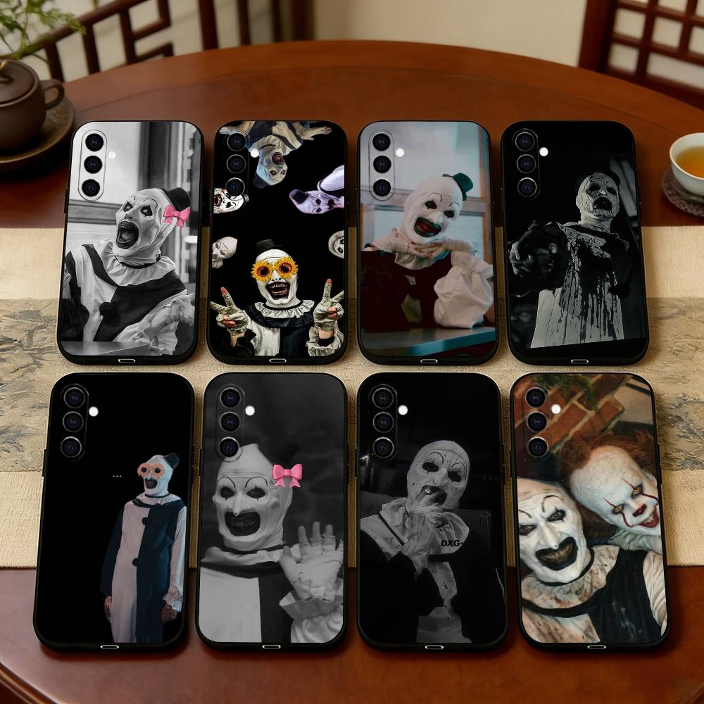 Чехол для телефона T-Terrifier H-Horror C-Clown для Samsung Galaxy A73, A72, A71, A70, A53, A52, A51, Мягкий силиконовый черный чехол