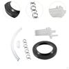 Toilet Water Valve Kit, 34122 Clamp Convenient RV Vacuum Breaker Kit Flush Hose Inlet