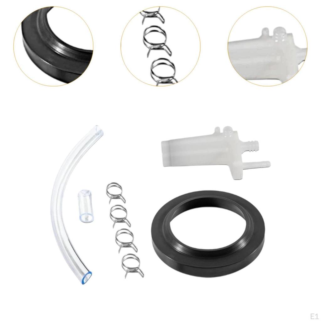 Toilet Water Valve Kit, 34122 Clamp Convenient RV Vacuum Breaker Kit Flush Hose Inlet