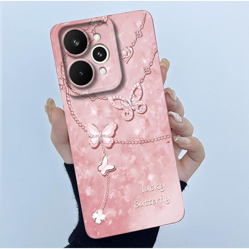 Чехлы Для Realme 15 Pro 5G Модный Минимализм Цветочный Чехол Для Телефона Ударопрочная Защита Мягкий Чехол Для Realme 15 15Pro 5G
