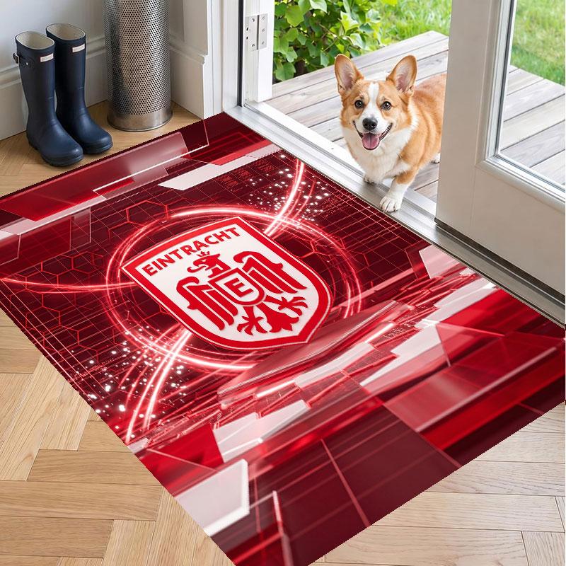 Soft Floor Carpet Eintracht Frankfurt Football Pattern Area Rug Decorative Mat For Home Room Decoration