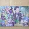 [USED] Free shipping Re:ZERO artbook purchase bonus A4 clear file Re:ZERO Starting Life in Another World / Re:ZERO 21