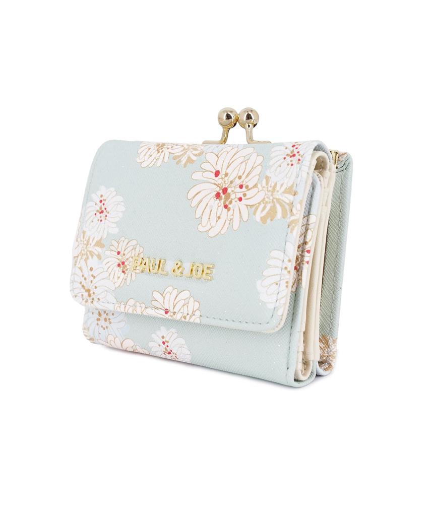 АКСЕССУАРЫ Мини-кошелек с цветочным принтом «Хризантема», кошелек с застежкой [Paul & Joe] PJA-W972, женский