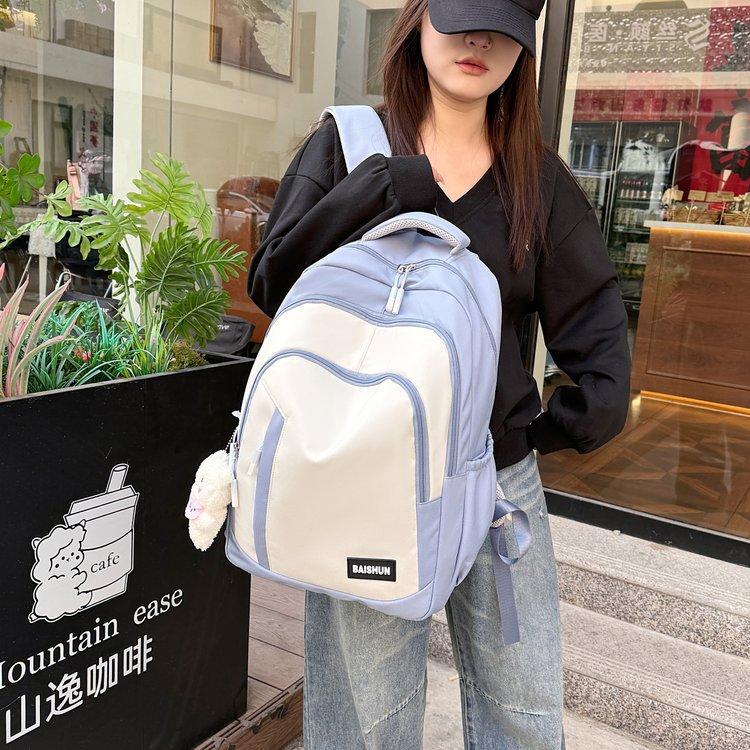 Schoolbag new backpack large capacity Japanese lightweight leisure versatile travel backpack junior high school high school student schoolbag