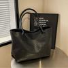 Luxury Women's Tote Bags Large Capacity Crocodile Pattern Handbags Daily Commuting Shoulder Bag Clutch Purse Bolso Mujer