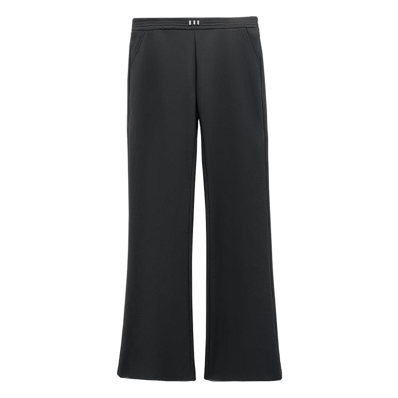 Большие размеры женские осенние и зимние свободные повседневные брюки